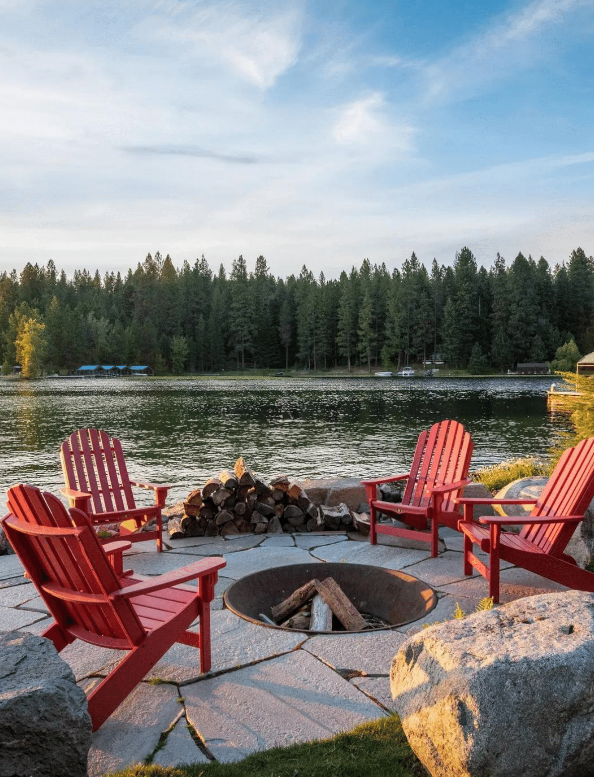 Firepit on Hayden Lake (2)